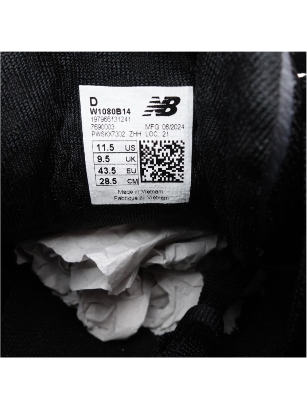 NEW Women's New Balance Fresh Foam X 1080v14 Running Shoes W1080B14 Black - Picture 7 of 10